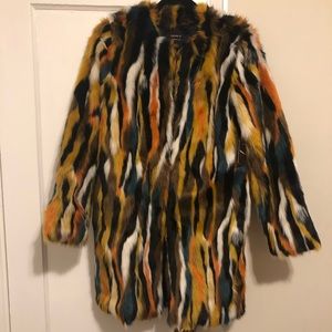 Forever 21 MulitColor Faux Fur